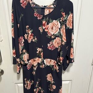 Floral Print Women's Dress